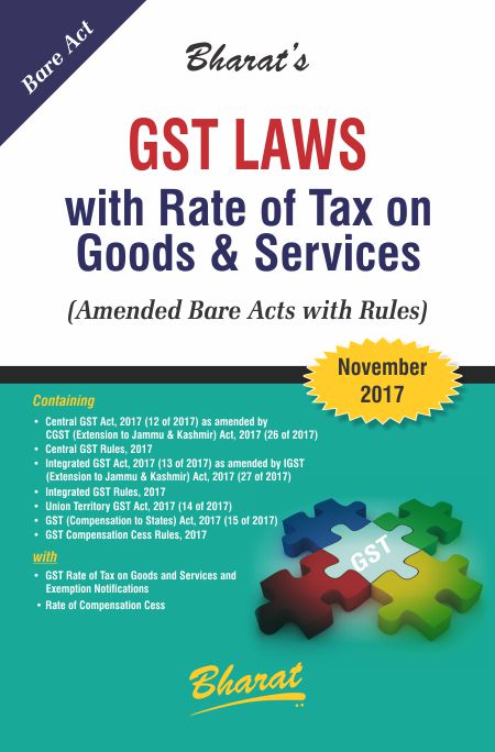 GST Laws with Rates of Tax on Goods & Services